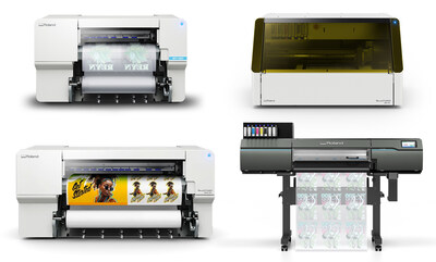 Roland DGA will be demonstrating its newest digital inkjet printers for apparel and product customization at the upcoming 2026 Impressions Expo in Long Beach, California, including the advanced, affordable, and easy-to-use direct-to-film (DTF), UV, and eco-solvent devices shown above.