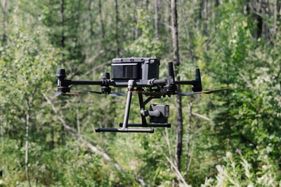 Photo de l’équipement utilisé dans la conception Smart Forest de Veritree. (Groupe CNW/Société Financière Manuvie)