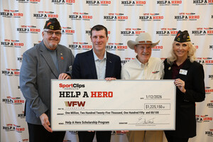Sport Clips Haircuts Celebrates $1.22M Raised for Veterans' Scholarships & Thousands of Free Haircuts Given During its 2025 Help A Hero Campaign
