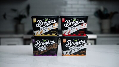Breyers is redefining how you sundae with Breyers Sundae Swirls, available in four dessert-inspired flavors: Hot Fudge Brownie Sundae, Salted Caramel Truffle, Strawberry Pound Cake and Chocolate Lava Cake.
