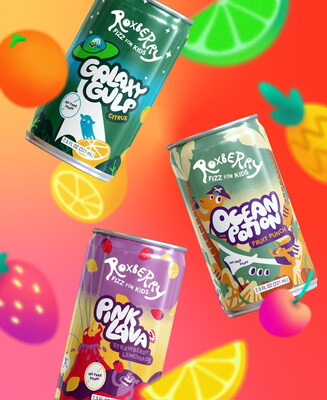 Roxberry is currently available in four-packs of 7.5oz cans in three playful fruity flavors: Pink Lava Strawberry Lemonade, Ocean Potion Fruit Punch, and Galaxy Gulp Citrus.