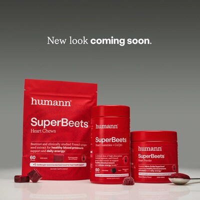 Humann’s new packaging will span Humann’s full product portfolio, including its SuperBeets line, the brand’s best-selling, flagship product.