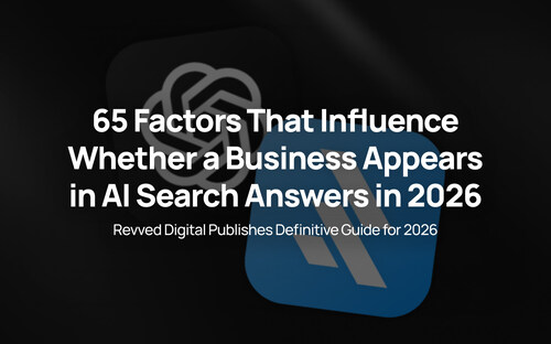 Revved digital publishes the definitive guide to AI search ranking factors for 2026.