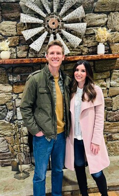 Shae Robins and Casey Elliott are set to star in Great American Media’s Blessings in Disguise this Easter. Photo courtesy of Great American Media.