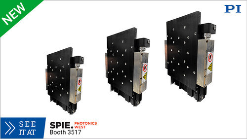 The V-571.Z vertical translation stage features a user-adjustable magnetic counterbalance, a direct-drive motor and optional absolute-measuring linear encoder. The V-571.Z vertical translation stage features a user-adjustable magnetic counterbalance, a direct-drive motor and optional absolute-measuring linear encoder.