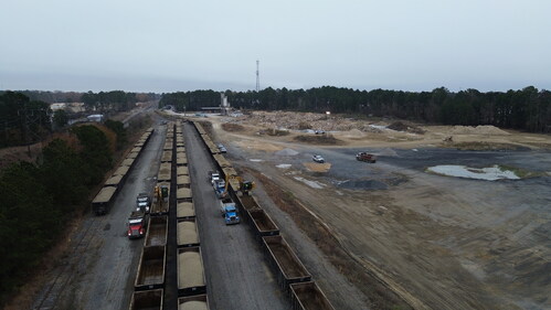 Monroe rail terminal. Photo courtesy of USA Rail Terminals. (CNW Group/USA Rail Terminals) Monroe rail terminal. Photo courtesy of USA Rail Terminals. (CNW Group/USA Rail Terminals)