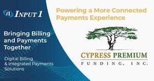 Input 1 Expands Longstanding Relationship with Cypress Premium Funding Through Integrated Payments Partnership