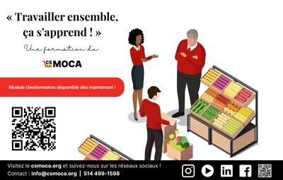 Le CSMOCA lance le volet gestionnaires de la formation en ligne « Travailler ensemble, ça s'apprend ! »