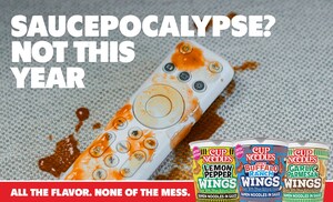 ONLY WIDE RECEIVERS SHOULD HAVE STICKY FINGERS: CUP NOODLES SOLVES AMERICA'S WING PROBLEM WITH NEW MESS-FREE RAMEN TRIO