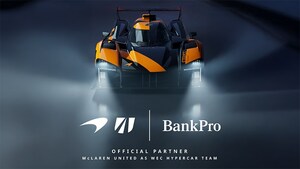 BankPro Announces Partnership with McLaren Endurance Racing in its World Endurance Championship Entry
