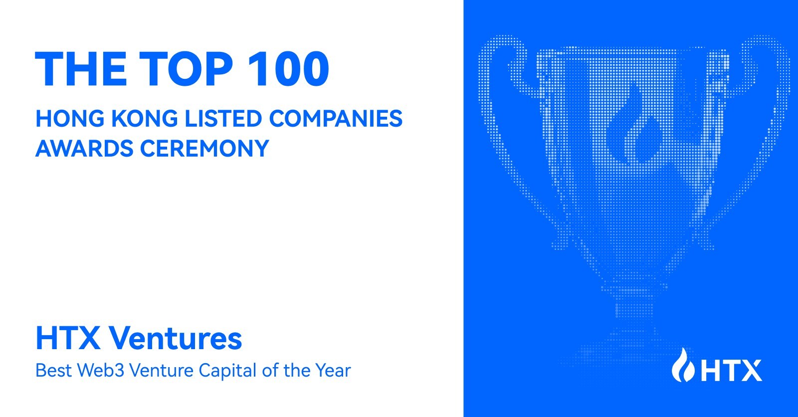 HTX Ventures Named "Best Web3 Venture Capital of the Year" at the 12th Hong Kong Listed Companies Awards Ceremony, Empowering Hong Kong's Next-Generation Web3 Financial Ecosystem