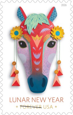 The U.S. Postal Service celebrates the Lunar New Year with the release of the Year of the Horse stamp.