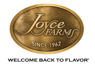 Joyce Farms logo (Welcome Back to Flavor)