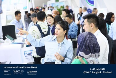 WHX Bangkok, CPHI South East Asia, and Medtec Southeast Asia come together during International Healthcare Week in Bangkok, creating a comprehensive platform that unites healthcare innovation, pharmaceutical advancements, and medical technology solutions under one roof.