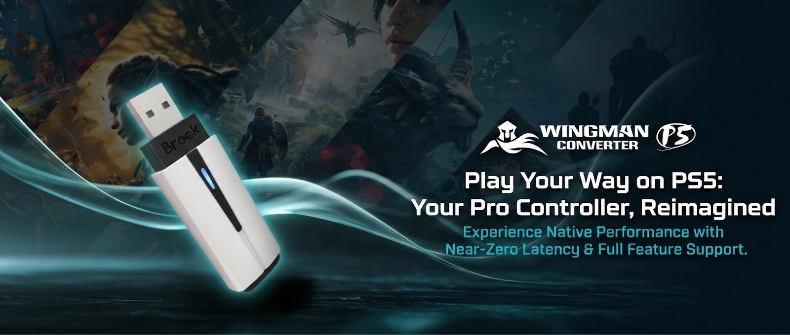 Brook Gaming Unveils Wingman P5: Experience Native Gaming Across PS5, PS4, and PC with 