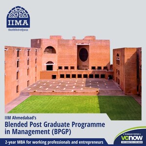 IIM Ahmedabad invites applications for the 2026-28 Batch of its Blended Post Graduate Programme in Management (BPGP) for working professionals &amp; entrepreneurs