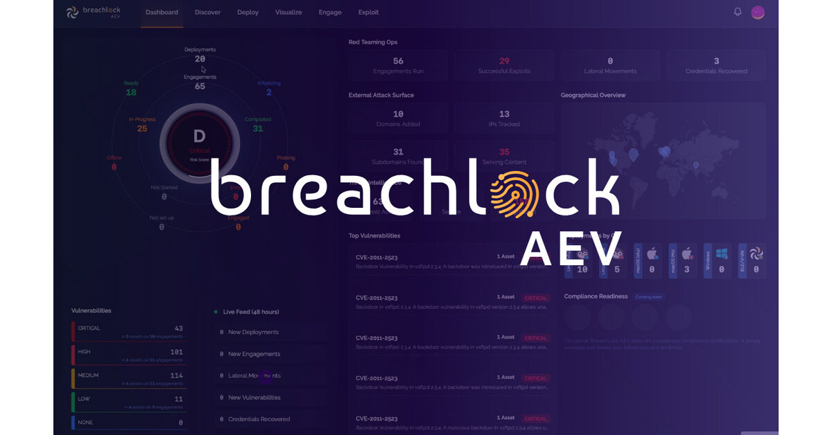 BreachLock Expands Adversarial Exposure Validation (AEV) to Web Applications