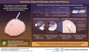 Pusan National University Researchers Develop Light-Activated Tissue Adhesive Patch for Rapid, Watertight Neurosurgical Sealing