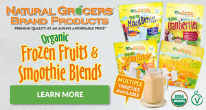 Natural Grocers® Expands House Brand With Five New Varieties of Organic Frozen Fruit &amp; Smoothie Blends