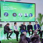 From left to right: Austin Kramer (ChargerGoGo), Carol Yu (Shenzhen InnoX Academy), Michael Sherwood (NVIDIA), Lewis Hong (FP Solutions Ventures, Ex-SpaceX), and Peter West (KORE Wireless)