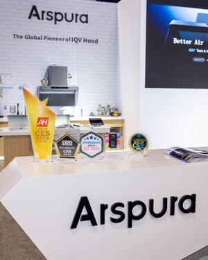Arspura Brings Healthier Kitchen Breathing to CES 2026, Winning Five Awards
