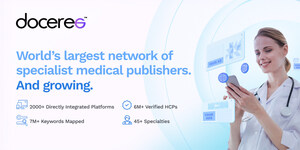 Doceree Sets the Global Standard for Healthcare Marketing, Building the World's Largest Network of Specialist Medical Publishers