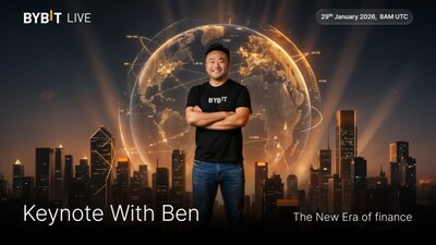 Bybit CEO Ben Zhou to Unveil 2026 Roadmap in Keynote Heralding New Era for Digital Finance (PRNewsfoto/Bybit)