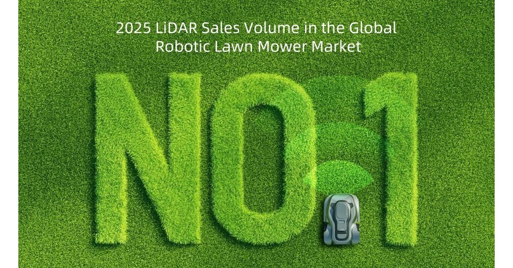 RoboSense s'est classée n° 1 au niveau mondial en volume de ventes du 3D LiDAR pour les robots tondeuses