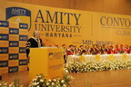 AVIATION PIONEER ADITYA GHOSH, LIVER TRANSPLANT SPECIALIST DR  SUBHASH GUPTA RECEIVE HONORARY DOCTORATES AT AMITY UNIVERSITY HARYANAS 12TH CONVOCATION