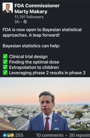 Professor Sarfaraz Niazi's Scientific Framework Adopted as FDA Modernizes Clinical Trial Evaluation Through Bayesian Methods