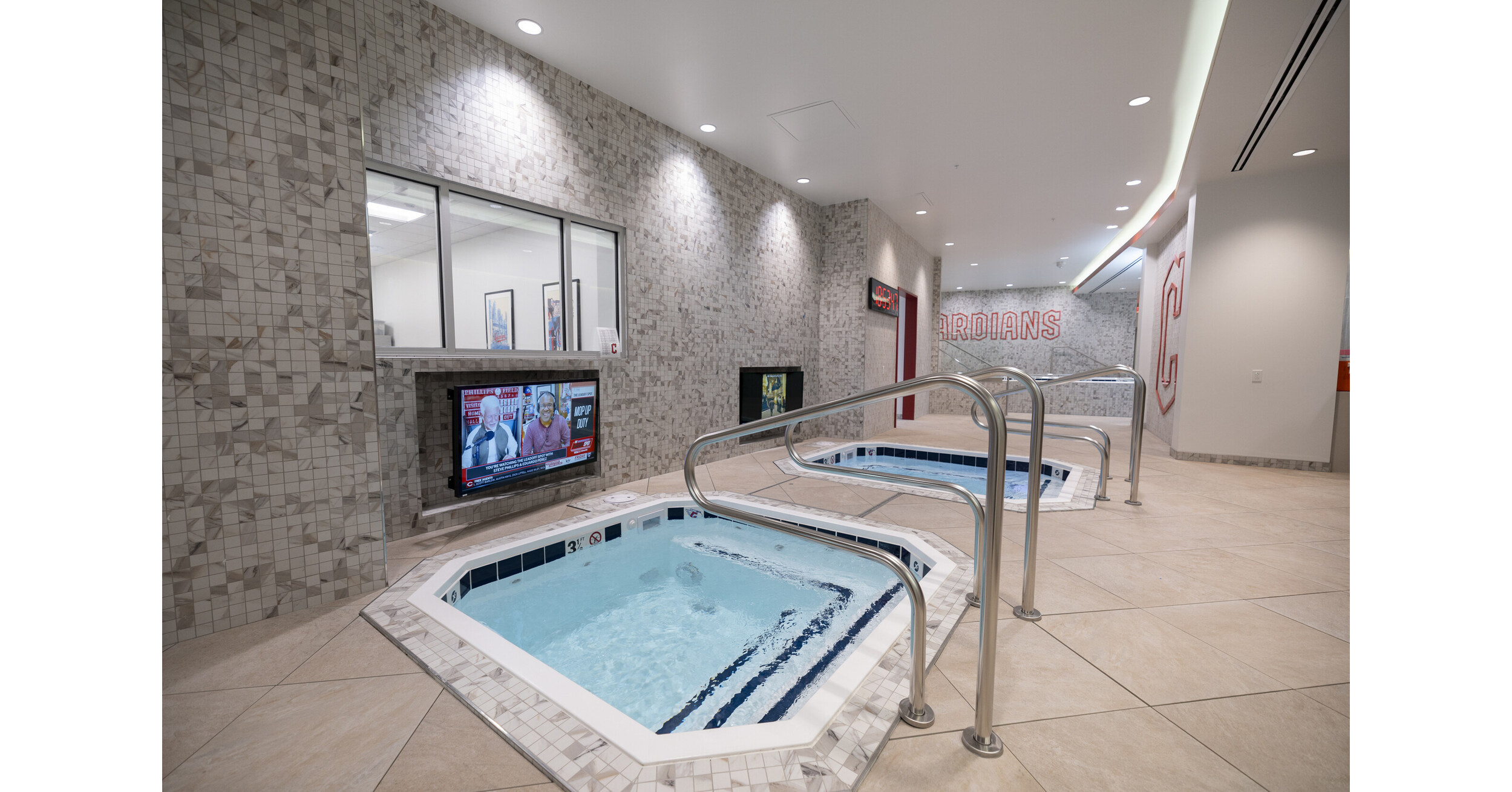 Cleveland Guardians Expand Hydrotherapy Room With SwimEx 1000 T Pool in ...