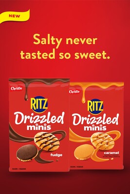 Le sucré rencontre le salé : les Ritz™ Drizzled Minis arrivent au Canada