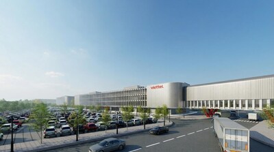 Rendering of Vietnam's first semiconductor chip fabrication plant, built by Viettel Group.