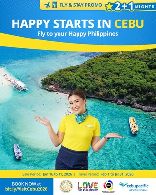Cebu Pacific partners with Philippine Tourism Dept, Cebu Hotels and Resorts for exclusive travel deals