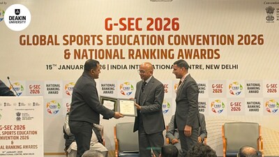 Deakin University recognised as India’s Best Foreign University for Sports and Physical Education