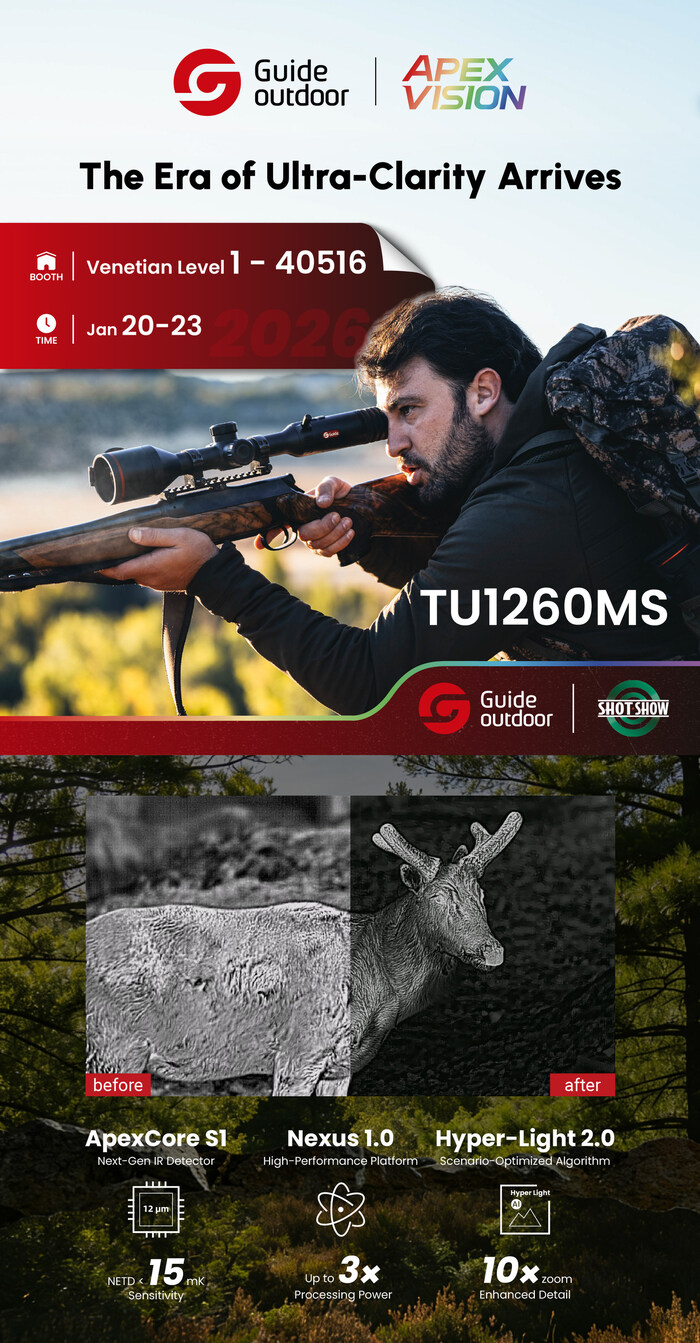 Guide Outdoor présentera ApexVision au stand n° 40516