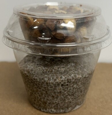 Pouding au chia avec mélange de pistaches (Groupe CNW/Ministère de l'Agriculture, des Pêcheries et de l'Alimentation)