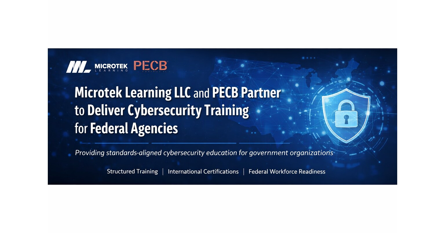 Microtek Learning LLC Announces Strategic Partnership with PECB to Expand Cybersecurity Training for Federal Agencies