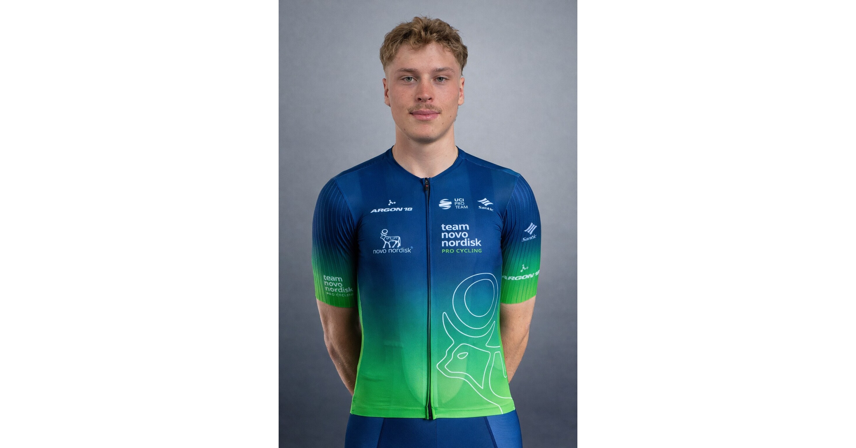 Donovan Mackie turns pro with Team Novo Nordisk for 2026