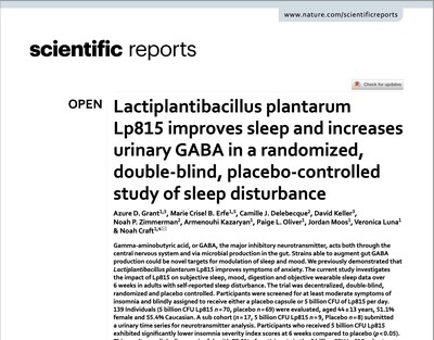 First page of publication in Nature Scientific Reports, including title, authors, and date.