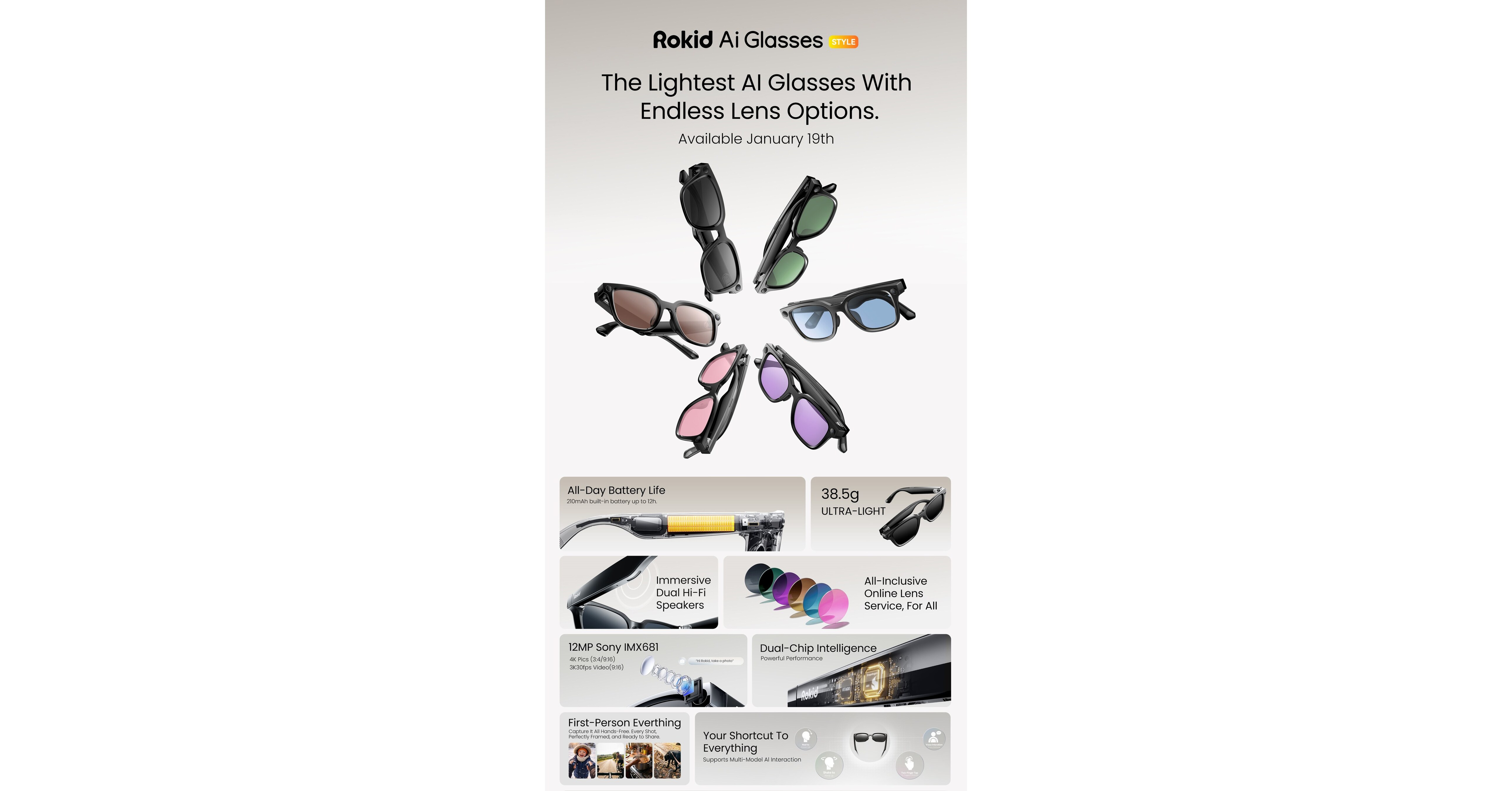 Rokid Ai Glasses Style Now Available Globally