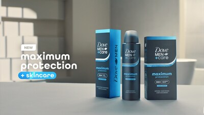 Dove Men+Care launches Maximum Protection, its strongest sweat protection yet. Dove Men+Care launches Maximum Protection, its strongest sweat protection yet.