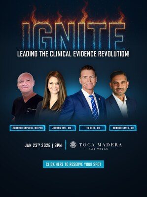 IGNITE: Leading the Clinical Evidence Revolution will be led by Shanth Thiyagalingam; Dr. Tim Deer, Dr. Dawood Sayed, Dr. Jordan Tate, Dr. Leo Kapural