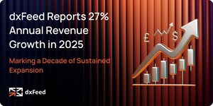 dxFeed Reports Strong 27% Annual Revenue Growth in 2025, Marking a Decade of Sustained Expansion