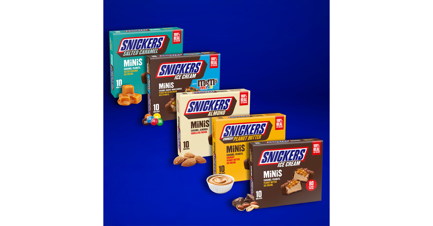 NEW SNICKERS® Ice Cream Minis Brings Maximum Satisfaction to Mini Format