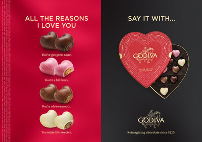 GODIVA’s 2026 Valentine’s Day campaign celebrates love in all its forms