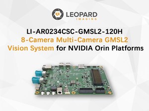 Leopard Imaging Introduces LI-AR0234CSC-GMSL2-120H 8-Camera Multi-Camera GMSL2 Vision System for NVIDIA Orin Platforms