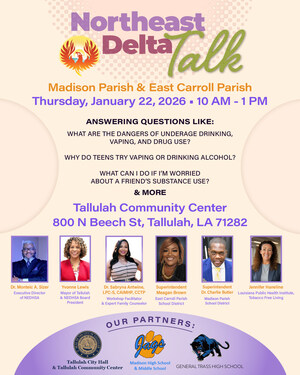 NEDHSA to Host NED Talk Road Tour in Tallulah, LA: Focusing on Substance Abuse Prevention and Community Well-Being