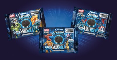 MARVEL OREO Stuf of Legends Cookies (CNW Group/Mondelēz International) MARVEL OREO Stuf of Legends Cookies (CNW Group/Mondelēz International)