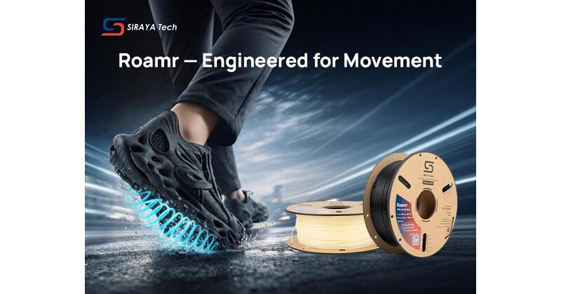 Siraya Tech Launches Roamr: High-Performance Materials Redefining 3D Printed Footwear